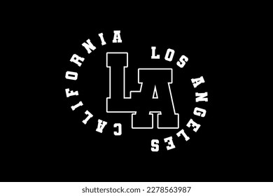 Streetwear Design T Shirt LA Los angeles