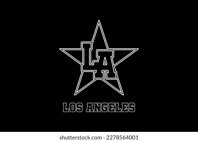 Streetwear Design T Shirt LA Los angeles