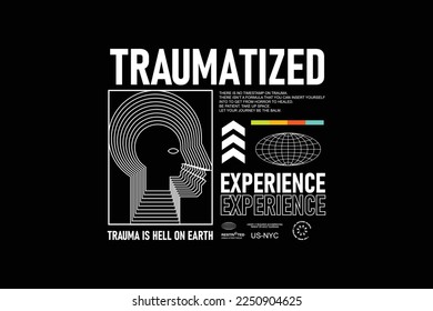 streetwear design traumatized inspiration templates