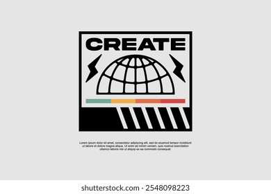 streetwear design for tshirt and fashion	
