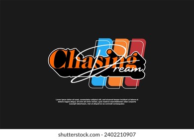 streetwear design vector, horror type design, ready for printing as well