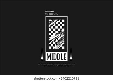 streetwear design vector, horror type design, ready for printing as well