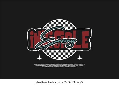 streetwear design vector, horror type design, ready for printing as well