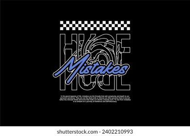 streetwear design vector, horror type design, ready for printing as well