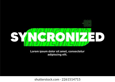 Streetwear element design for tshirt and modern printing