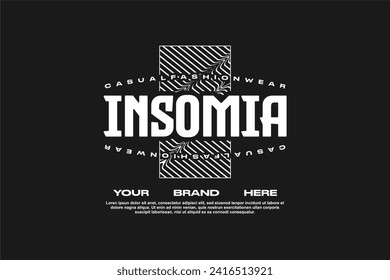 streetwear fashion tshirt design modern printing vector logo