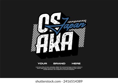 streetwear fashion tshirt design modern printing vector logo