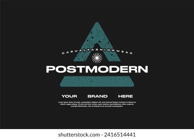 streetwear fashion tshirt design modern printing vector logo