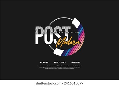  streetwear fashion tshirt design modern printing vector logo