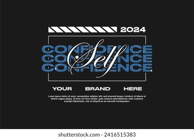 streetwear fashion tshirt design modern printing vector logo