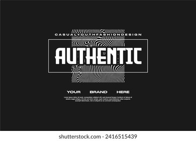 streetwear fashion tshirt design modern printing vector logo