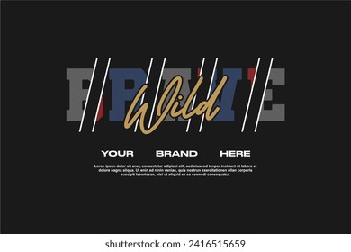 streetwear fashion tshirt design modern printing vector logo