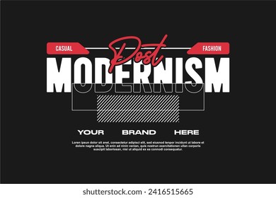 streetwear fashion tshirt design modern printing vector logo