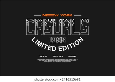 streetwear fashion tshirt design modern printing vector logo