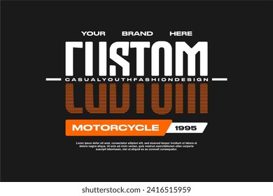 streetwear fashion tshirt design modern printing vector logo