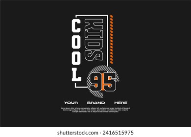 streetwear fashion tshirt design modern printing vector logo