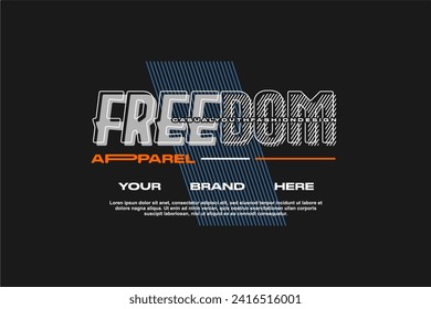 streetwear fashion tshirt design modern printing vector logo