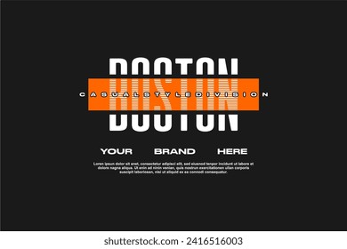 streetwear fashion tshirt design modern printing vector logo