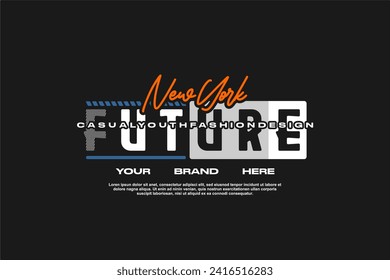 streetwear fashion tshirt design modern printing vector logo