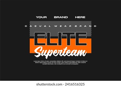 streetwear fashion tshirt design modern printing vector logo