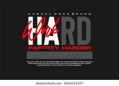 streetwear fashion tshirt design modern printing vector logo