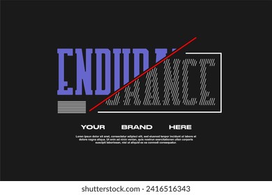 streetwear fashion tshirt design modern printing vector logo