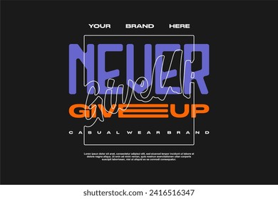 streetwear fashion tshirt design modern printing vector logo