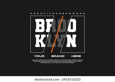 streetwear fashion tshirt design modern printing vector logo