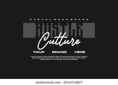 streetwear fashion tshirt design modern printing vector logo