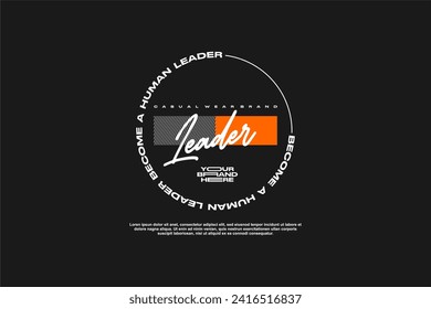 streetwear fashion tshirt design modern printing vector logo