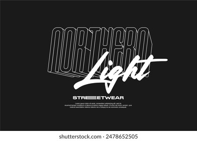 streetwear fashion tshirt design modern printing vector logo	