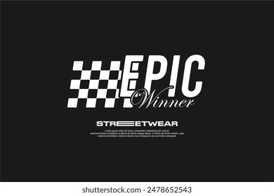 streetwear fashion tshirt design modern printing vector logo	