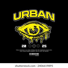 Streetwear Fashion, Urban Style Design, Text Slogans and Textured Patterns. For Screen Printing Designs for T-shirts, Jackets and Sweaters.