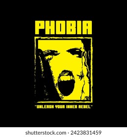 Streetwear Fashion, Urban Style Design, Text Slogan, Illustration Vector and Grungy Textured Pattern. For screen printing designs for t-shirts, jackets and sweaters.