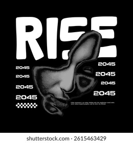Streetwear Fashion, Urban Style Design, Text Slogans and Textured Patterns. For Screen Printing Designs for T-shirts, Jackets and Sweaters.