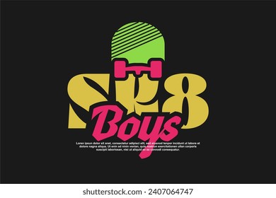 streetwear fashion urban tshirt vector design template suitable for printing and sticker
