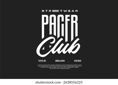 streetwear fashion urban tshirt vector design template suitable for printing and sticker
