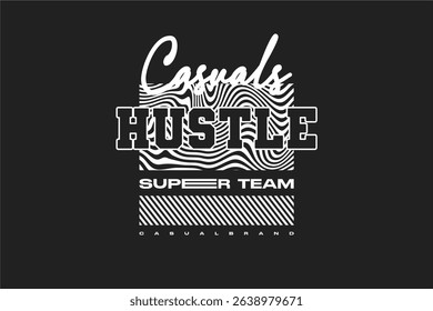 Streetwear fashion urban tshirt vector design template suitable for printing and sticker