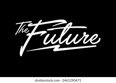 Streetwear the future typography graphic tshirt design quotes ideas customize templates