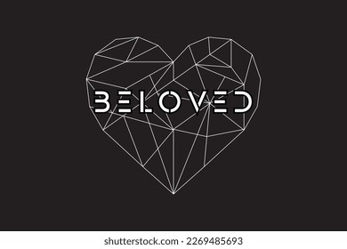 streetwear graphic design beloved print