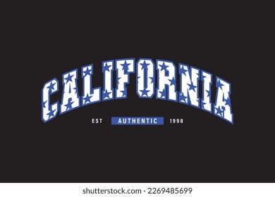 streetwear graphic design california logo