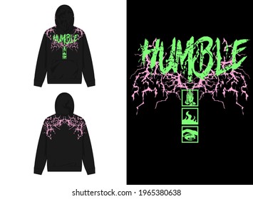 Streetwear Graphic Design
Humble with Amazing Lightning 