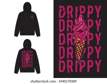 Streetwear graphic Design
Ice Cream drippy