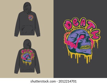 Streetwear Graphic Design IIllustration of Death Skull