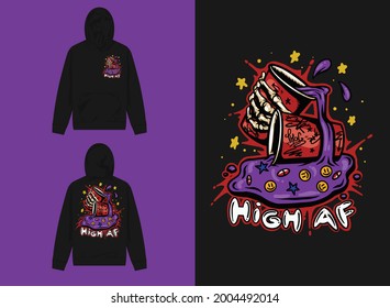 Streetwear Graphic Design 
IIllustration of Skull Hand 