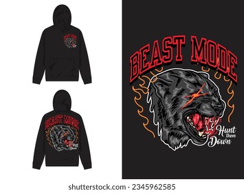 Streetwear Graphic Design
illustration of beast character original by Hustle House 