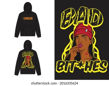 Streetwear Graphic Design
Illustration Of Girl