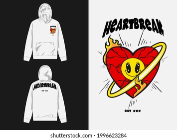 Streetwear Graphic Design
Illustration of heartbroken 