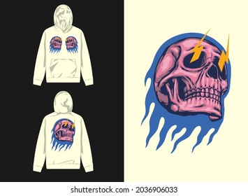 Streetwear Graphic Design
Illustration of skull