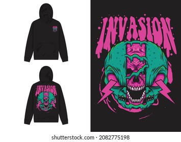 Streetwear Graphic Design
Illustration of skull